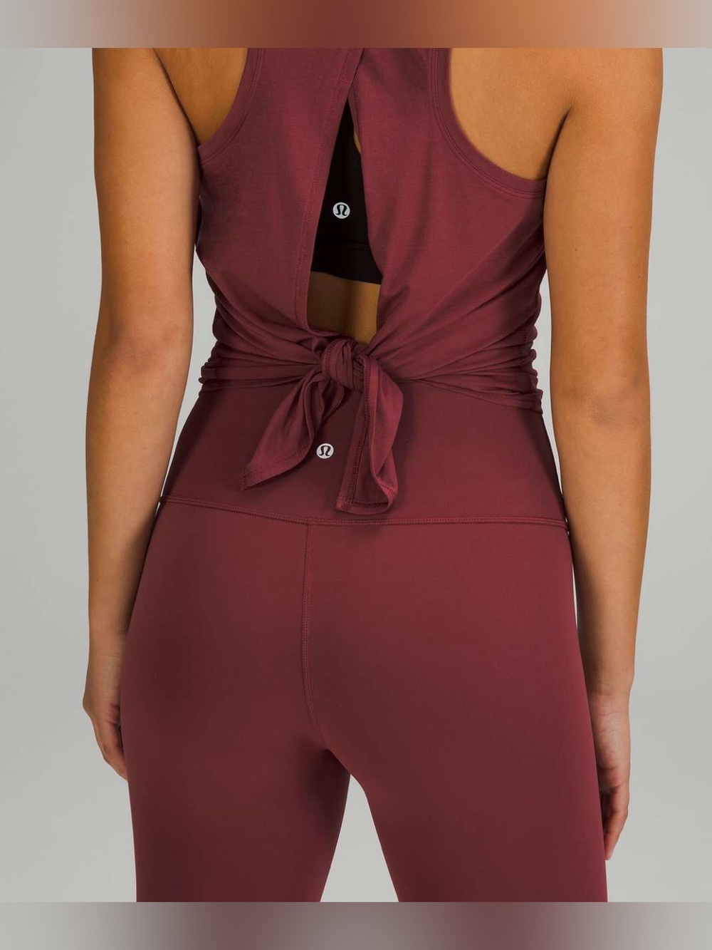 NWOT Lululemon All Tied Up Tank Top - Mulled Wine